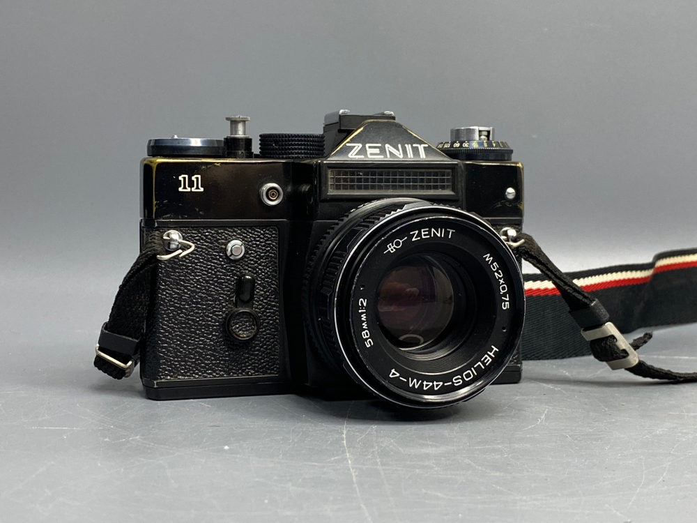 Зенит 12 СД + Helios 44M-4
