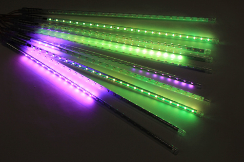 2021 Сосульки Трубки D12mm, 10шт 0,5М RGB  LED-PLM-SNOW-480SMD-0.5*4.5M-10-12V-RGB  не соедин.