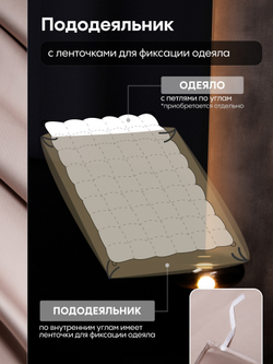 Комплект постельного белья Однотонный Сатин Премиум OCP002