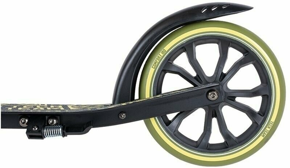 Детский городской самокат TechTeam Comfort 180R 2021, green