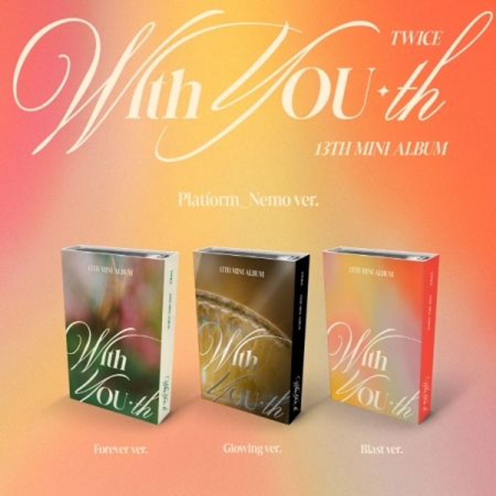 Альбом TWICE - WITH YOU-TH 13th Mini Album NEMO RANDOM Version