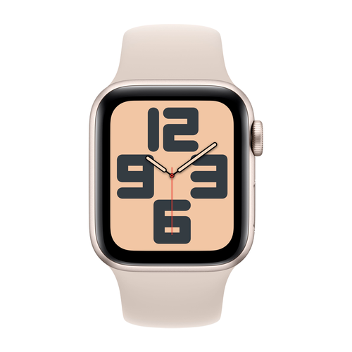 Умные часы Apple Watch SE 2 (2023) GPS, 40mm, Aluminium Case with Sport Band M/L, Starlight (Сияющая звезда)