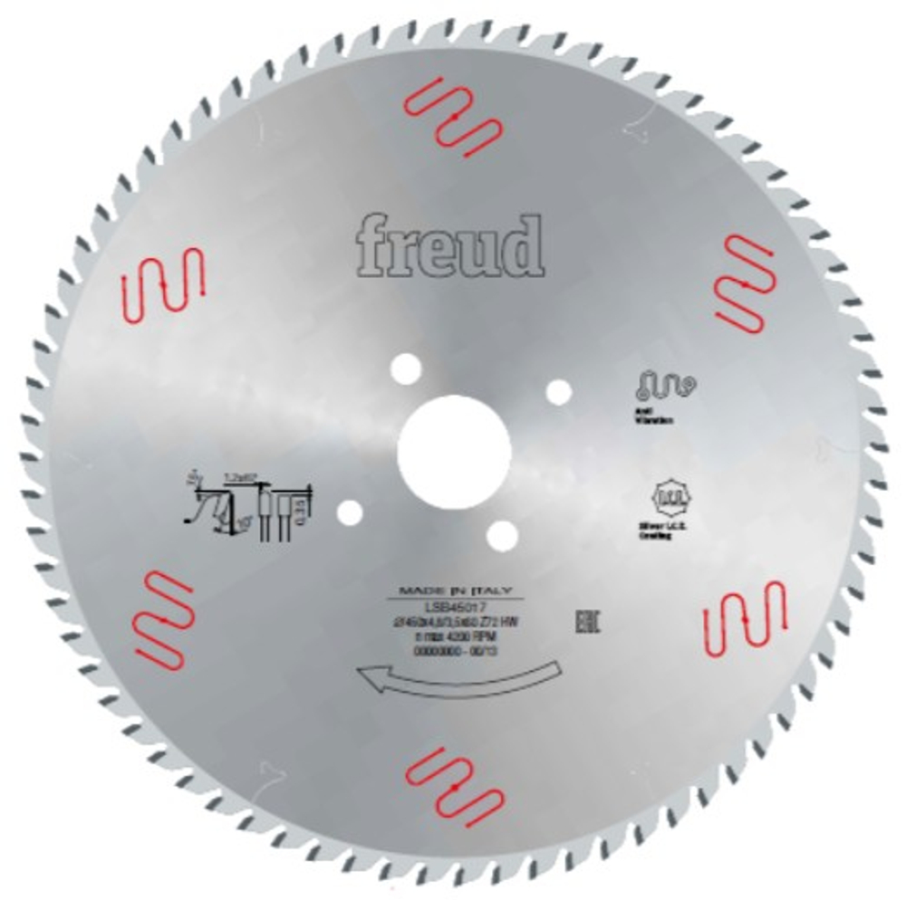 Пильный диск для раскроечных центров с ЧПУ Freud LSB 38001 380*60*4,4 z60TF