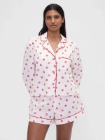 Gap × Summer Fridays — пижамная кофта из мягкого поплина - GAP