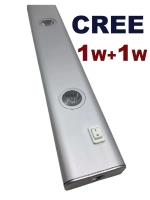 светильник накладной 2W холд хром