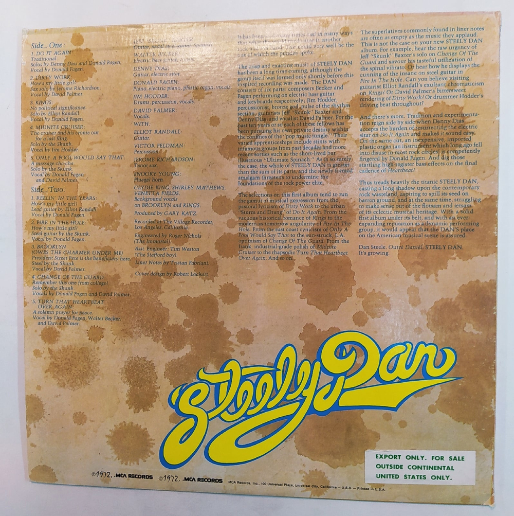 Steely Dan Cant Buy A Thrill (USA 1972)