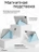 Чехол книжка для iPad Air 13" M2 / Pro 12,9" (3,4,5,6 gen) Gurdini Origami Case Голубой