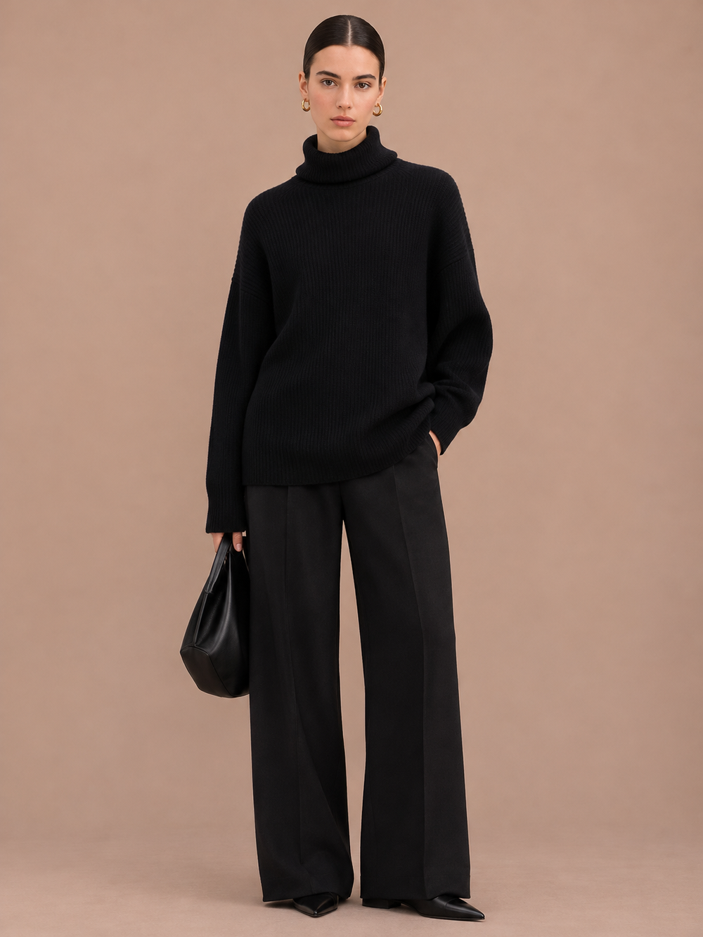 Кашемировый свитер H&M, M