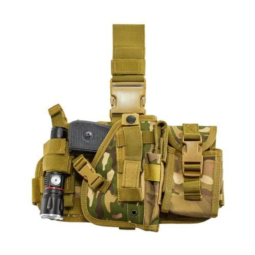 Кобура набедренная на платформе Molle мультикам