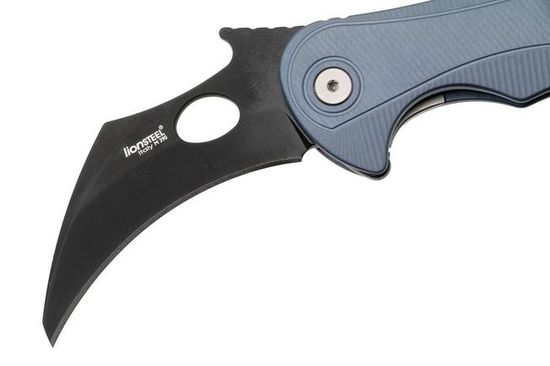 Нож Lion Steel L.E.One MID - с клинком из стали порошковая сталь Böhler M390 Microclean®, рукоять алюминиевый сплав ERGAL L/LE2 IB