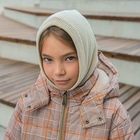 Капор вязаный "Тофу"