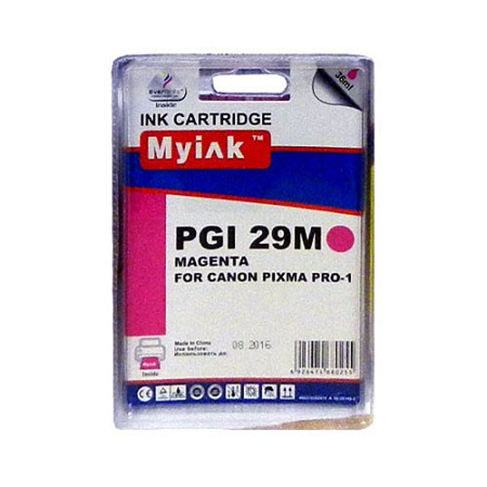 Картридж MyInk, аналог CANON PGI-29M для PIXMA PRO-1 Magenta