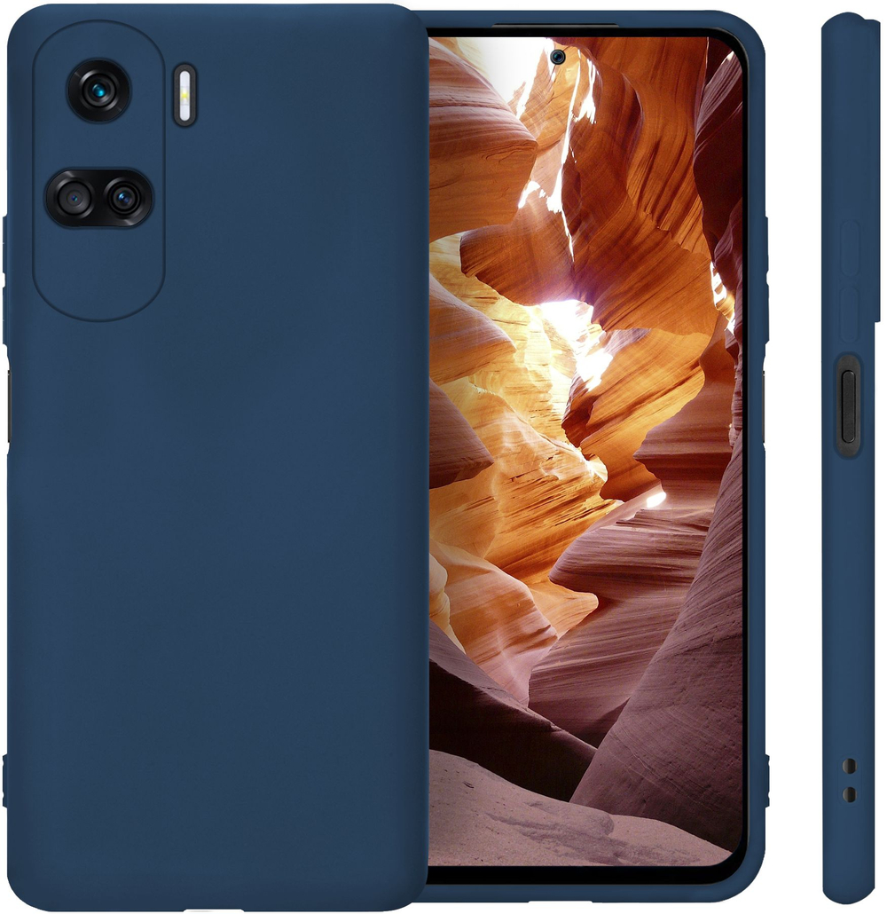 Мягкий Soft Touch чехол из силикона для HONOR 90 LITE с бархатной подкладкой
