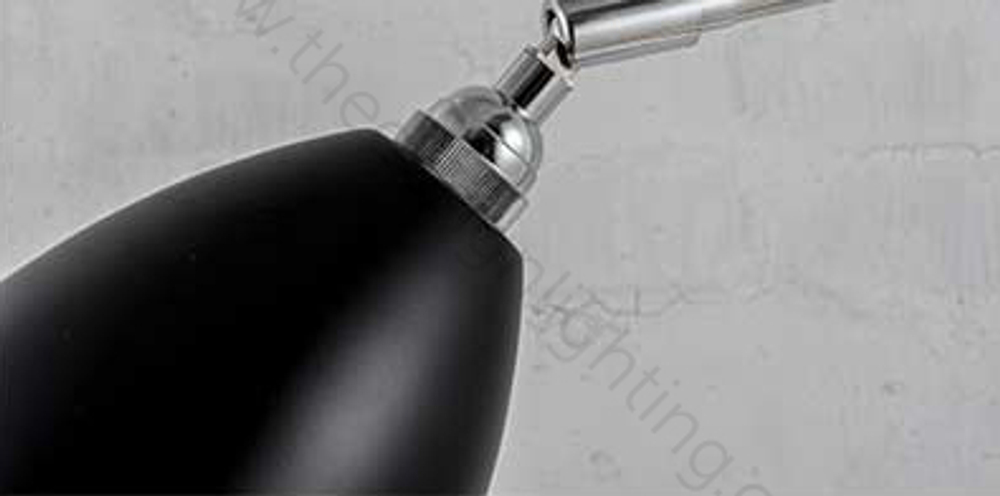 Floor design lamp  Bestlite BL1 by Gubi (Black)