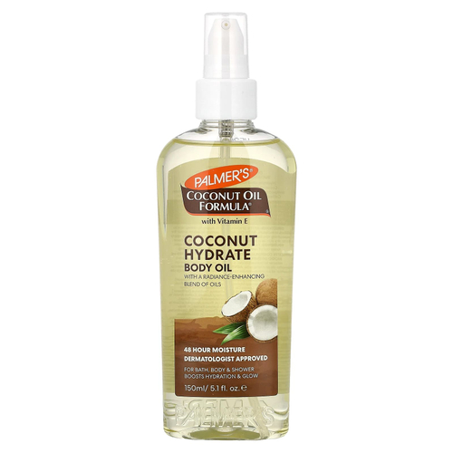 Palmer's, Coconut Oil Formula® с витамином E, кокосовое гидратное масло для тела, 150 мл (5,1 жидк. Унции)