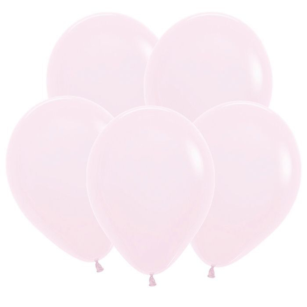 Шар 12" Нежно-розовый, Пастель Матовый (Макаронс) / Pink 609 Sp