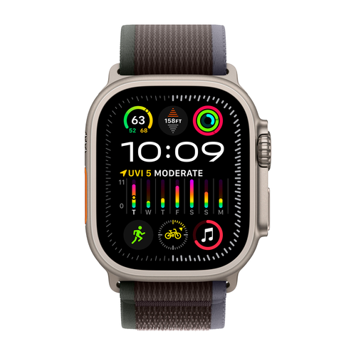Умные часы Apple Watch Ultra 2 GPS + Cellular, 49mm, Trail Loop S/M, Blue/Black (Синий / Черный)