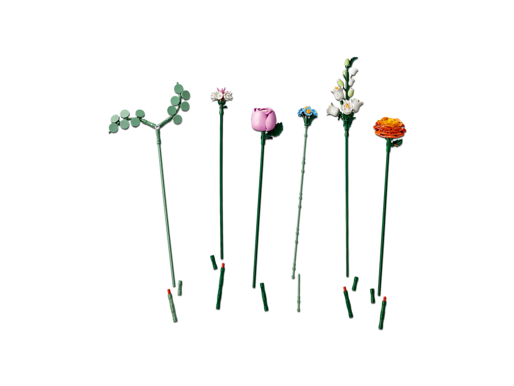 Конструктор Лего Ботаникалс Красивый розовый букет | LEGO Botanical Pink Bouquet 10342 — 749 деталей (18+)
