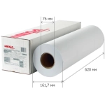 Бумага широкоформатная Комус (ProMega engineer Bright white) (80 г/кв.м, длина 150 м, ширина 620 мм, диаметр втулки 76 мм)