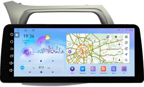Магнитола для Honda Civic 8 хэтчбэк 2006-2011 левый руль - FarCar монитор 12.3" 2K QLED на Android 14, Быстрая, CarPlay, 4G SIM-слот