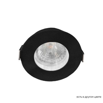 Встраиваемый точечный светильник GU10 CLT 045C1 BL IP44 чёрный Crystal Lux