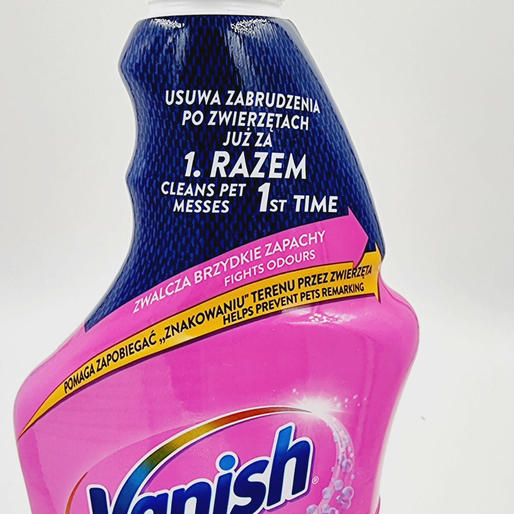 Vanish Пятновыводитель  Oxi Action Pet Clean Expert для ковров и мебели, 500 мл спрей