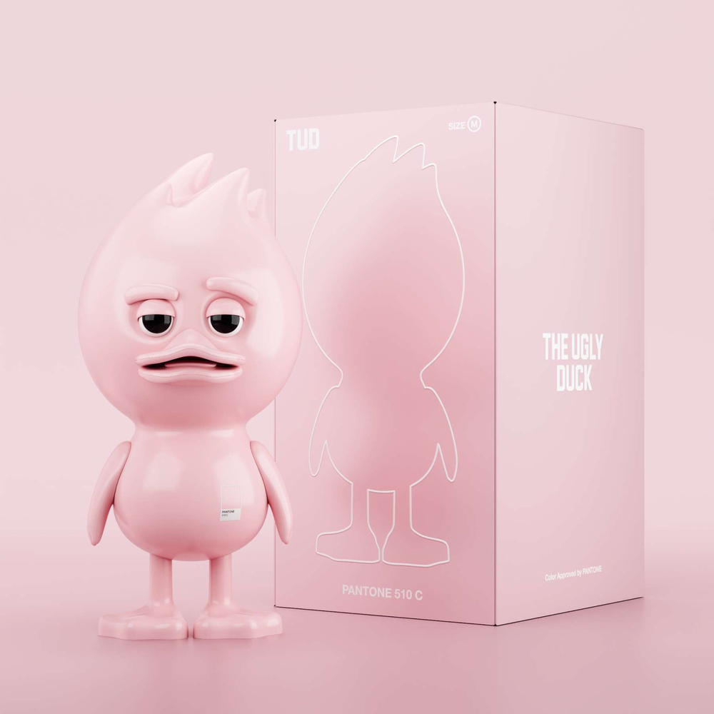 TUD TOY The Ugly Duck x PANTONE PANTONE 510С СТАТУЭТКА ДЕКОРАТИВНАЯ, M