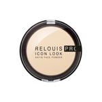 RELOUIS PRO Пудра компактная Icon Look Satin Face Powder тон 00