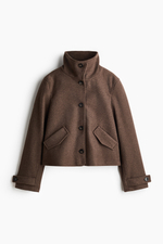 Короткая куртка с воротником-трубой - H&M
