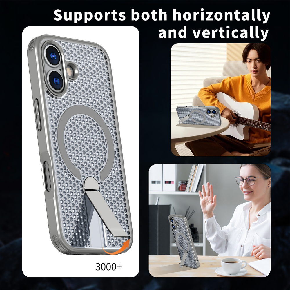 Прозрачный чехол Mesh Pro Magnetic Case для iPhone 17