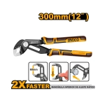 Клещи переставные с кнопкой INGCO HPP38308 INDUSTRIAL 300 мм