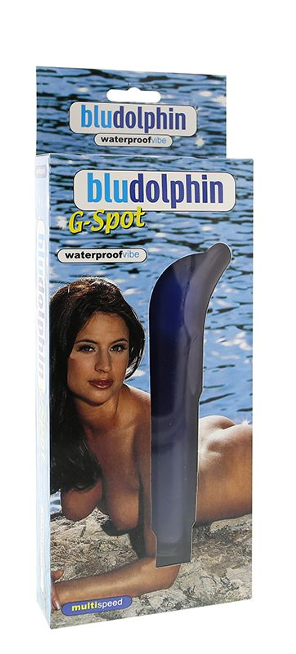 Синий вибратор в форме дельфина для G-стимуляции FLORIDA DOLPIN - 16 см. (Цвет: синий)