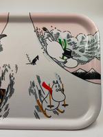 Поднос Moomin Arabia "Спуск с горы", 27х20 см
