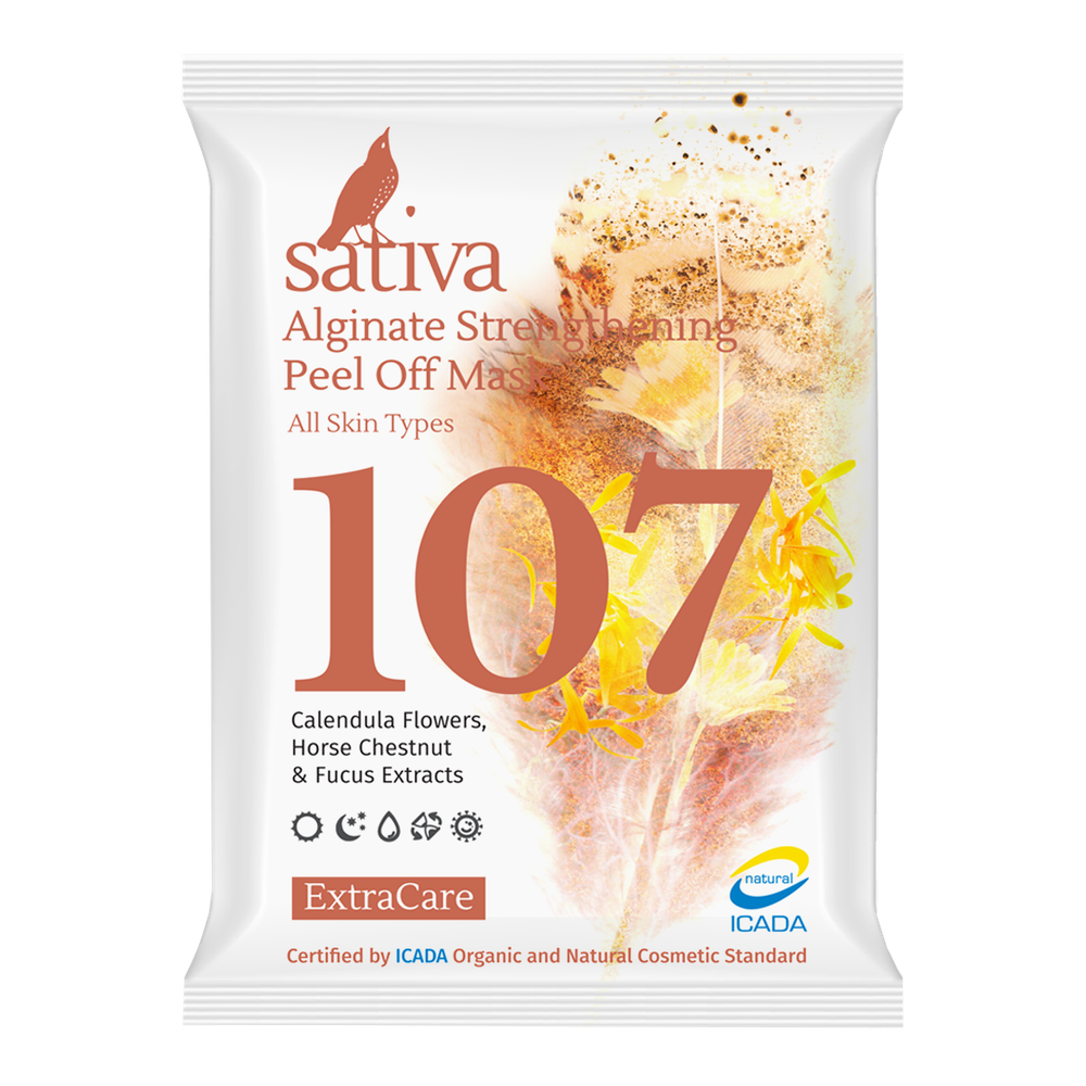 Маска альгинатная Sativa №107 укрепляющая (15г)