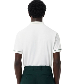 Теннисное поло Lacoste Heat Regulating Mini Piqu_ Golf - white