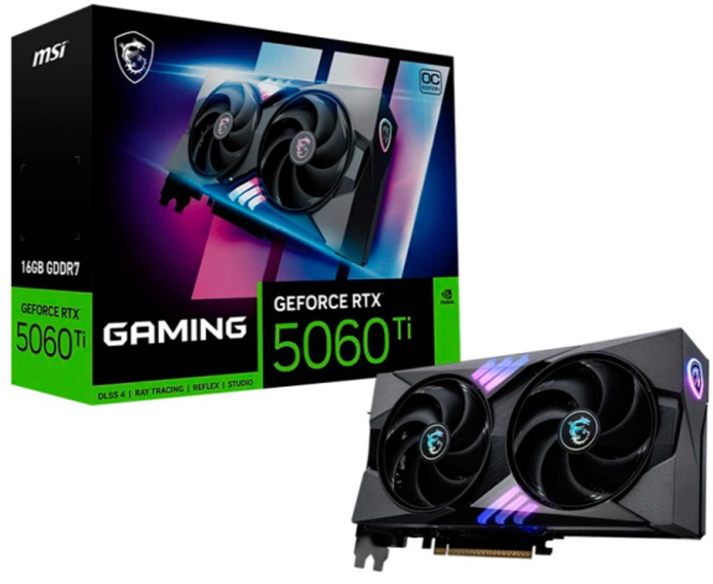 Видеокарта MSI GeForce RTX 5060 TI GAMING (RTX 5060 TI 8G GAMING)