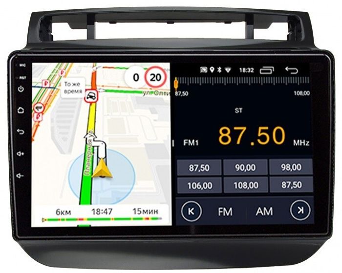 Магнитола для VW Touareg 2010-2018 (RCD550) - Parafar PF048FHD на Android 13, CarPlay, 4G SIM-слот