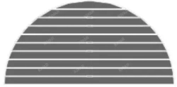 Модульная скамейка «Протей» полукруг