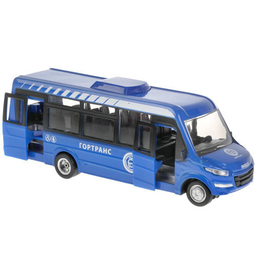 Модель  АВТОБУС IVECO DAILY VSN-700 свет-звук (металл., инерц., открыв. двери)