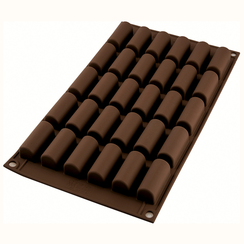 Форма силиконовая для приготовления пирожных mini buche, 17х30 см