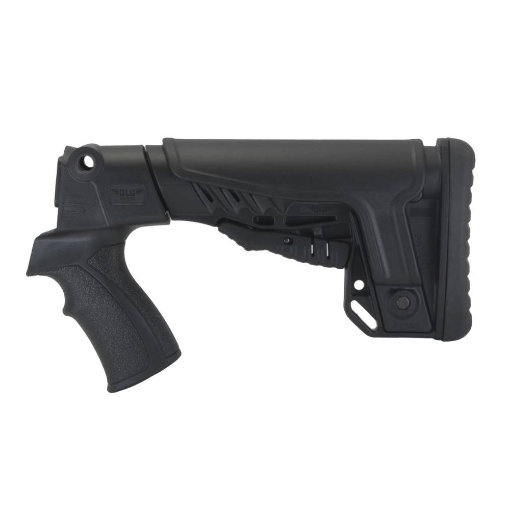 Приклад телескопический со щекой на Бекас 12, 16, DLG Tactical, черный