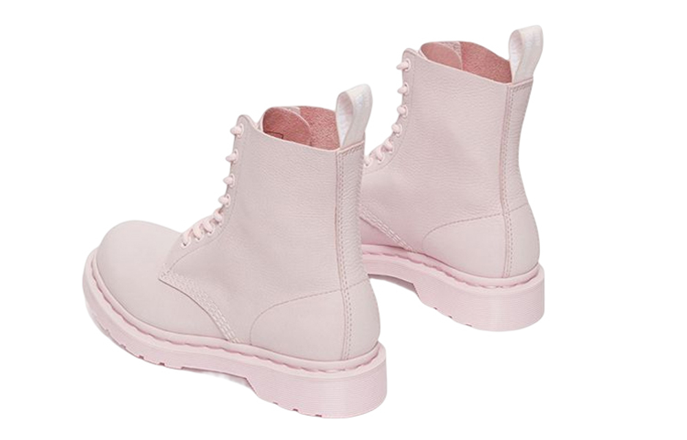 Dr. Martens 1460 Pascal Mono Lace Up Boots "Pink" Women"s