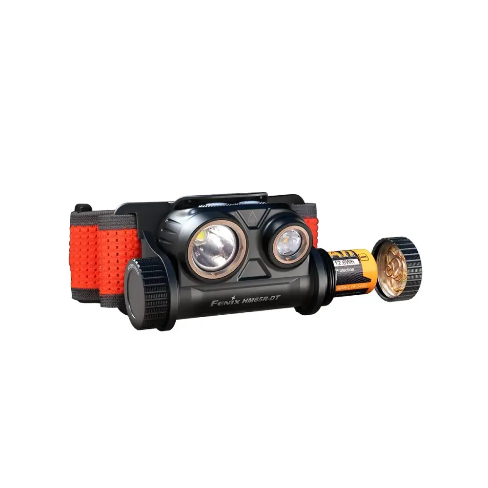 Налобный фонарь FENIX HM65R-DT Dual LED 1500 Lm Black