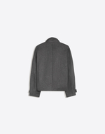 Мужская куртка из ткани с воротником-воронкой - BERSHKA