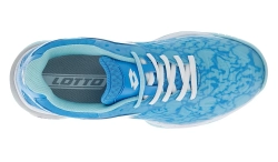 Женские кроссовки для padel Lotto Superrapida 200 III - blue ocean/blue paradise