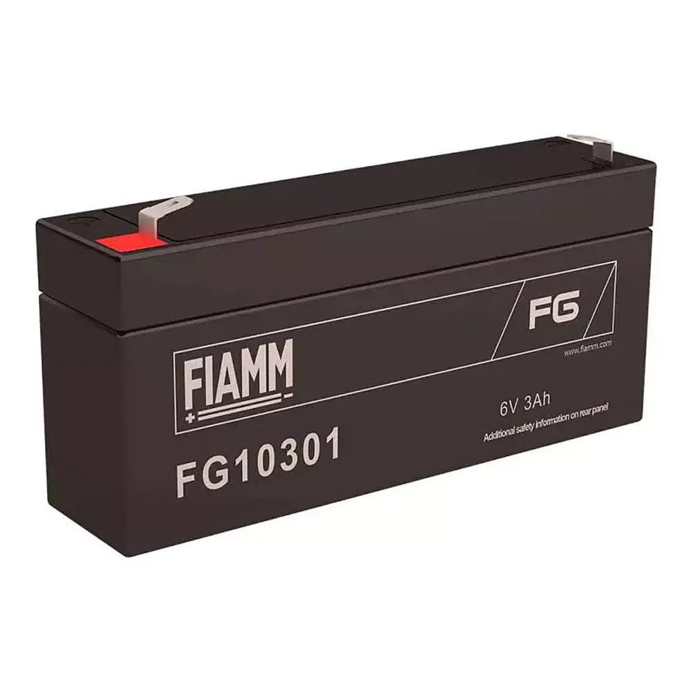 Аккумулятор FIAMM FG10301 - AGM ( 6В / 3Ач ) Аккумулятор FIAMM FG10301 - AGM ( 6В / 3Ач )