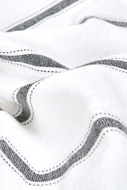 ZARA HOME ХЛОПЧАТОБУМАЖНОЕ ПОЛОТЕНЦЕ, СЕРЫЙ