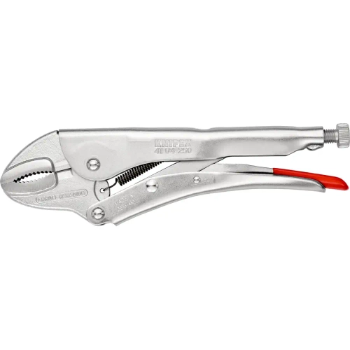 Клещи зажимные никелирование 250 мм Knipex 41 04 250