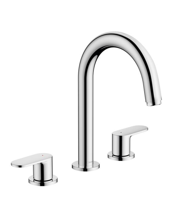 Смеситель для раковины Hansgrohe Vernis Blend на 3 отверстия, со сливным 71553000