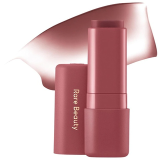 Rare Beauty Find Comfort Lip Butter Balm + Overnight Mask with Hyaluronic Acid Butter - Uplifting - deep cool berry